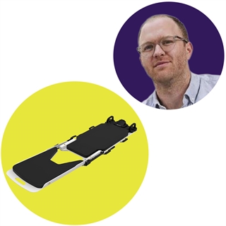 Lithotomy AirShuttle device from CQ Medical with guest speaker Samuel Worster
