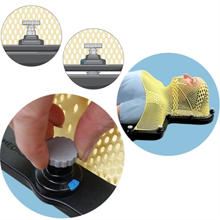 integrated shim pin on thermoplastic mask for radiation therapy