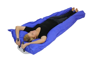 VacQfix vacuum cushion with patient